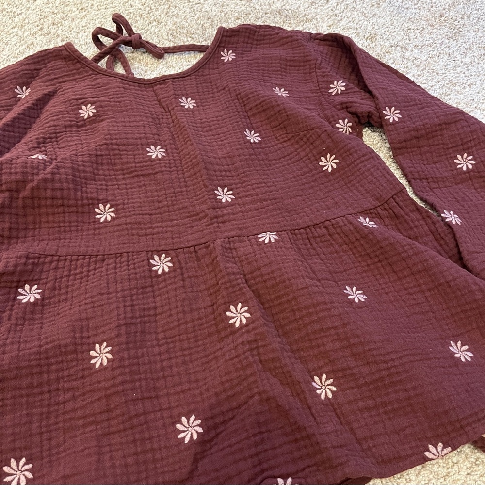 Madewell // Francis Embroidered Gauze Top - Picture 9 of 11